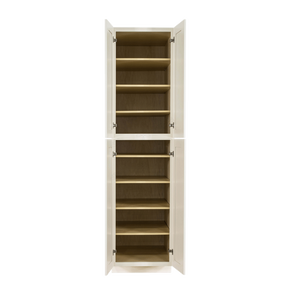 Princeton Off-white Tall Pantry 2 Upper Doors and 2 Lower Doors