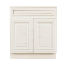 Load image into Gallery viewer, Princeton Off-white Sink Base Cabinet 1 Dummy Drawer 2 Doors