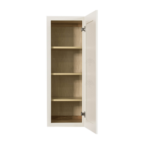 Princeton Off-white Wall Cabinet 1 Door 3 Adjustable Shelves