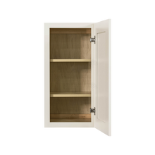 Load image into Gallery viewer, Princeton Off-White Wall Cabinet 1 Door 2 Adjustable Shelves 30-inch Height