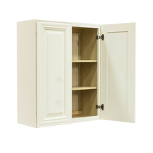 Load image into Gallery viewer, Princeton Off-white Wall Cabinet 2 Doors 2 Adjustable Shelves