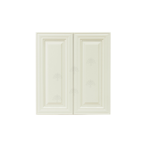 Princeton Off-White Wall Cabinet 2 Doors 2 Adjustable Shelves With 30-inch Height
