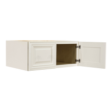 Load image into Gallery viewer, Princeton Off-white Wall Cabinet 2 Doors No Shelf 24inch Depth