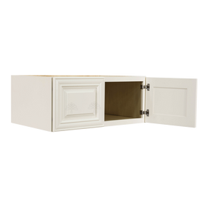 Princeton Off-white Wall Cabinet 2 Doors No Shelf 24inch Depth