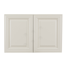 Load image into Gallery viewer, Princeton Off-white Wall Cabinet 2 Doors 1 Adjustable Shelf 24inch Depth