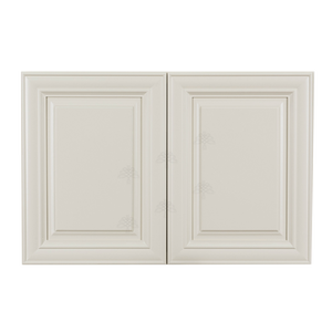 Princeton Off-white Wall Cabinet 2 Doors 1 Adjustable Shelf 24inch Depth