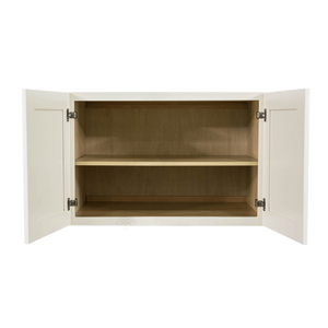 Princeton Off-white Wall Cabinet 2 Doors 1 Adjustable Shelf 24inch Depth