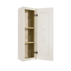 Princeton Off-white Wall End Angle Cabinet 1 Door 2 or 3 Shelves