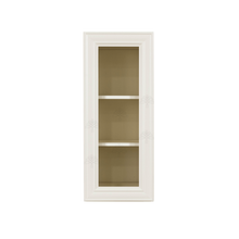 Load image into Gallery viewer, Princeton Off-white Mullion Door Cabinet 1 Door 2 Adjustable Shelves Glass not Included