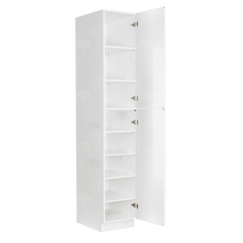 Load image into Gallery viewer, Valencia White Series Pantry Cabinet with Roll Out Tray with 2 Doors