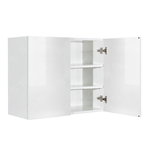 Valencia White Series Wall Cabinet with 2 Doors and 30-inch Height
