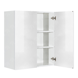 Valencia White Series Wall Cabinet with 2 Doors and 42-inch Height