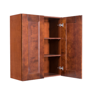 Wurzburg Wall Cabinet 2 Doors 2 Adjustable Shelves With 30-inch Height