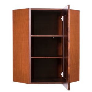 Wurzburg Wall Diagonal Corner 1 Door 2 Adjustable Shelves