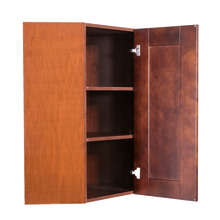 Load image into Gallery viewer, Wurzburg Wall Diagonal Corner 1 Door 2 Adjustable Shelves