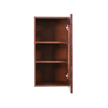 Load image into Gallery viewer, Wurzburg Wall Mullion Door Cabinet 1 Door 2 Adjustable Shelves 30 Inch Height Glass Not Included