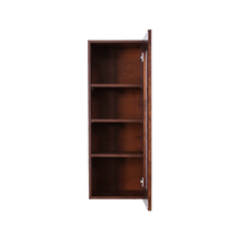 Load image into Gallery viewer, Wurzburg Wall Mullion Door Cabinet 1 Door 3 Adjustable Shelves Glass Not Included