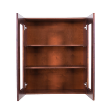 Load image into Gallery viewer, Wurzburg Wall Mullion Door Cabinet 2 Doors 2 Adjustable Shelves Glass Not Included